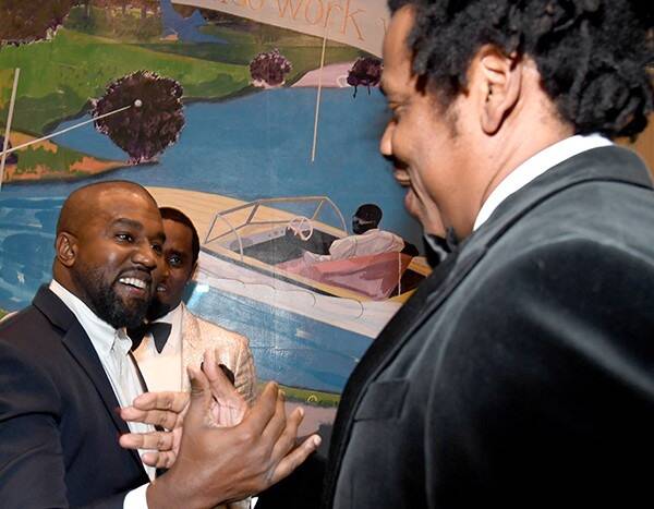 Kanye West and Jay-Z Reunite at Diddy's 50th Birthday Party 3 Years After Feud - www.eonline.com - Los Angeles