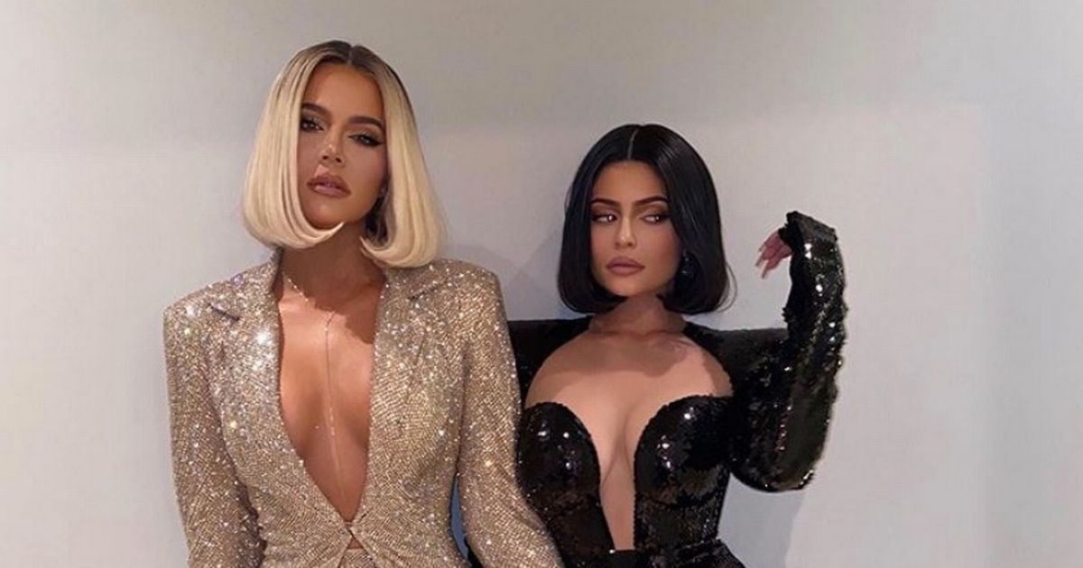 Kylie Jenner and Khloe Kardashian sparkle in plunging sequin ensembles at P Diddy's party - www.irishmirror.ie