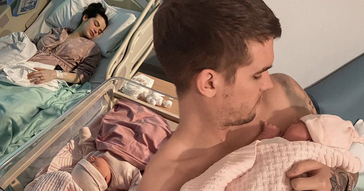 Gaz Beadle and fiancée Emma McVey share first photos of newborn daughter after she gives birth early - www.ok.co.uk
