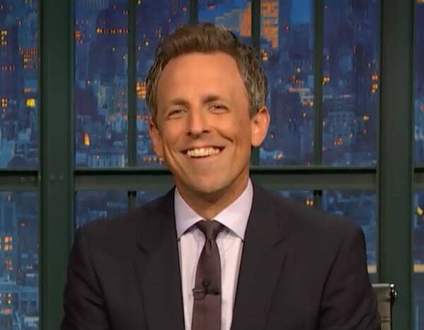 This Mistake on Seth Meyers' Family Holiday Card Is the Best Gift of All - www.eonline.com