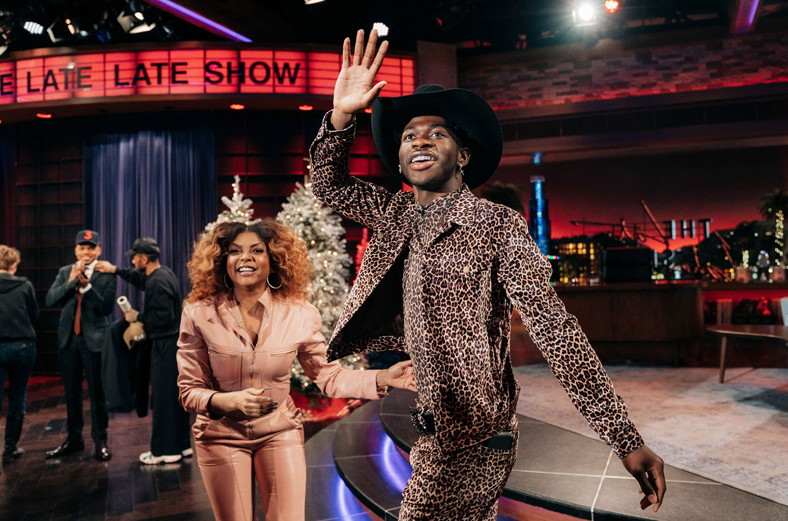 Lil Nas X Rewinds His Wild Year, Nuzzles a Reindeer on 'Late Late Show': Watch - www.billboard.com
