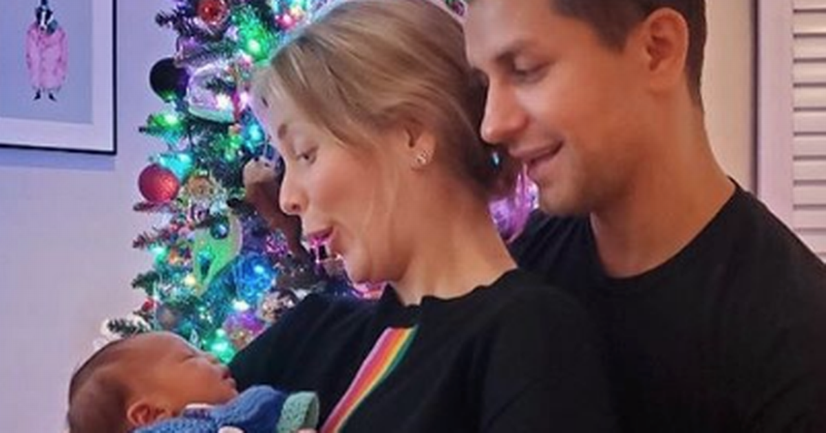 Rachel Riley gives birth to her first child in her bathroom as she shares adorable photos of newborn alongside husband Pasha Kovalev - www.ok.co.uk