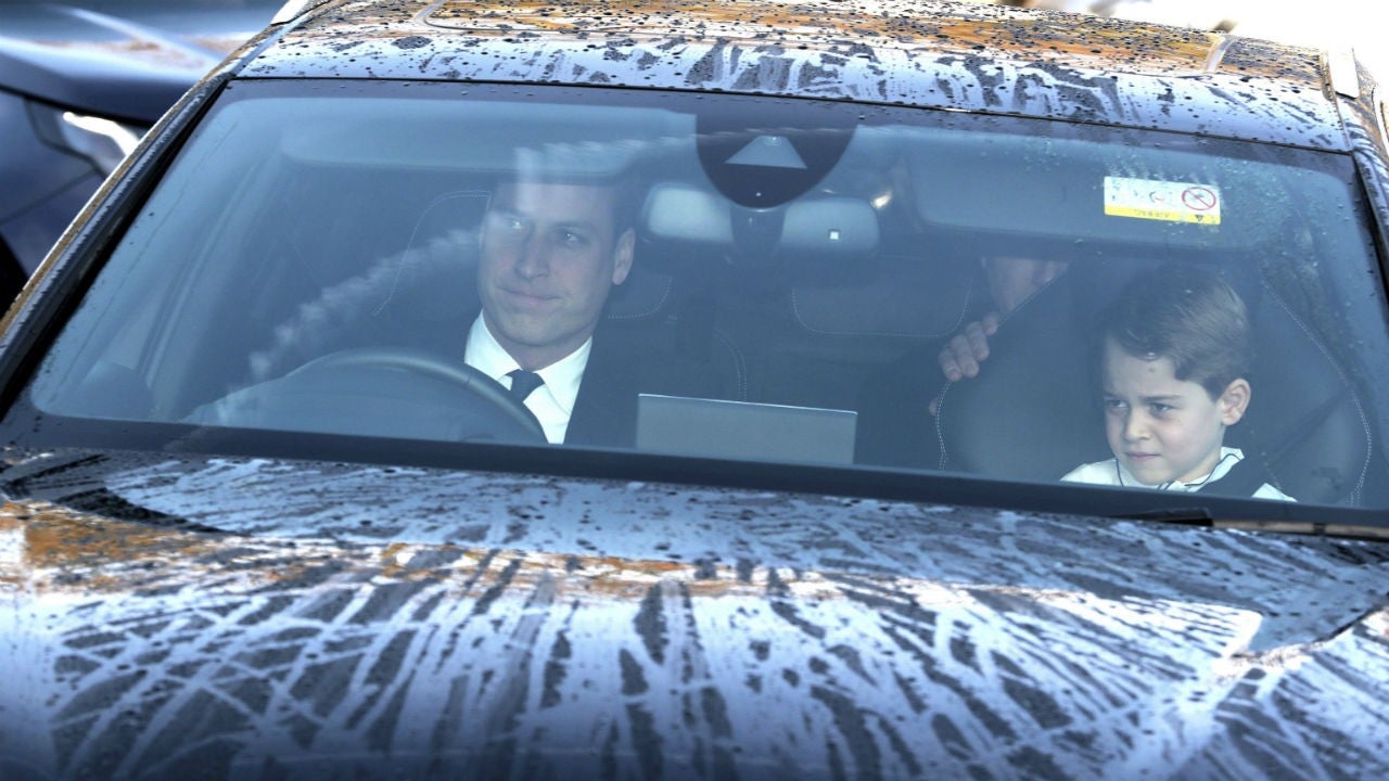 Prince George Sits in the Front Seat of Car With Prince William While Heading to Christmas Event - www.etonline.com - Indiana