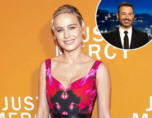 See Brie Larson Nail the Ultimate Jimmy Kimmel Impression - www.eonline.com
