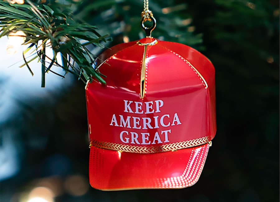 Donald Jr promotes Trump-themed Christmas decorations as father gets impeached - evoke.ie - USA - Ukraine