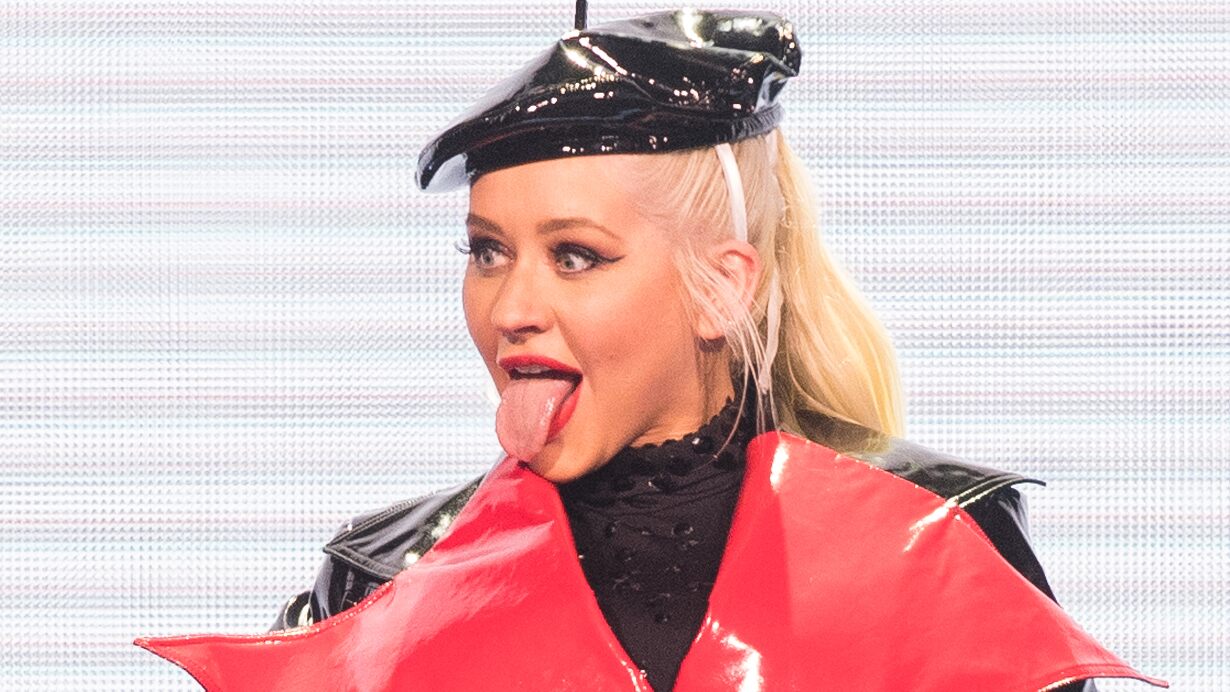 Christina Aguilera laughs off wardrobe malfunction at 39th birthday bash - www.foxnews.com