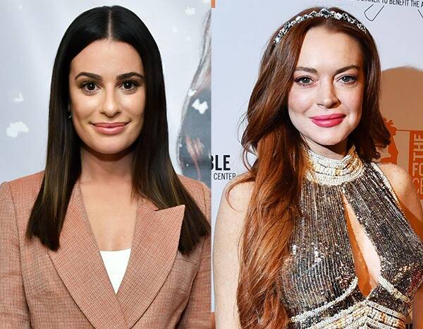Lea Michele Has the Best Reaction to Lindsay Lohan's Shady Comment - www.eonline.com
