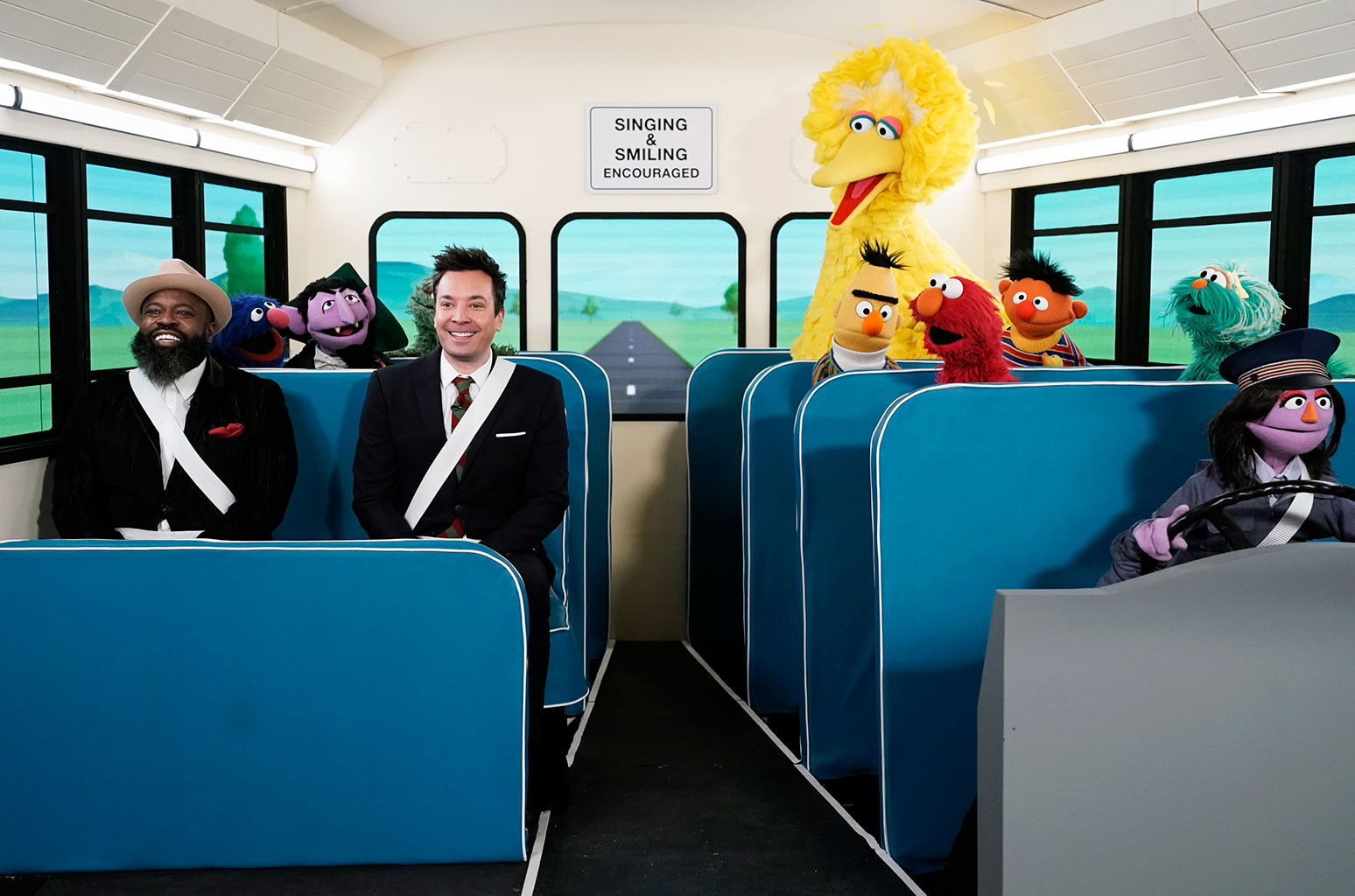 Jimmy Fallon and Black Thought Hop on a Bus With the 'Sesame Street' Gang For Epic Anniversary Rap: Watch - www.billboard.com