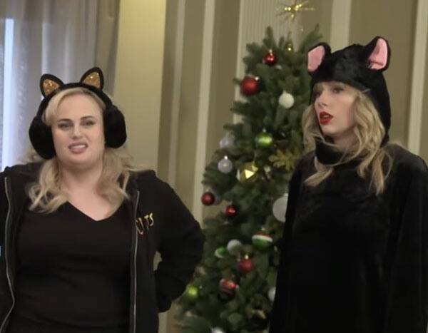 Watch Taylor Swift and Rebel Wilson Drink Milk From a Giant Saucer in Hilarious “Cat School” Video - www.eonline.com