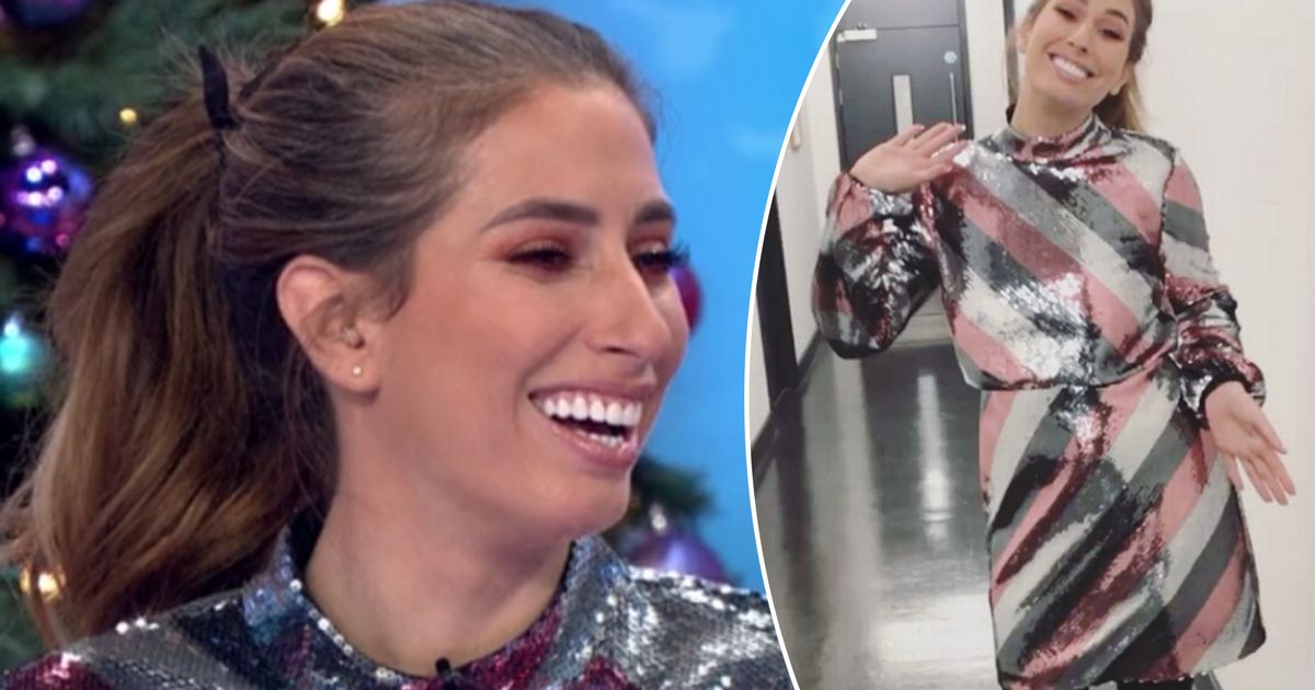 Stacey Solomon's dress is perfect for a New Year's Eve party – and it's in the sale - www.ok.co.uk