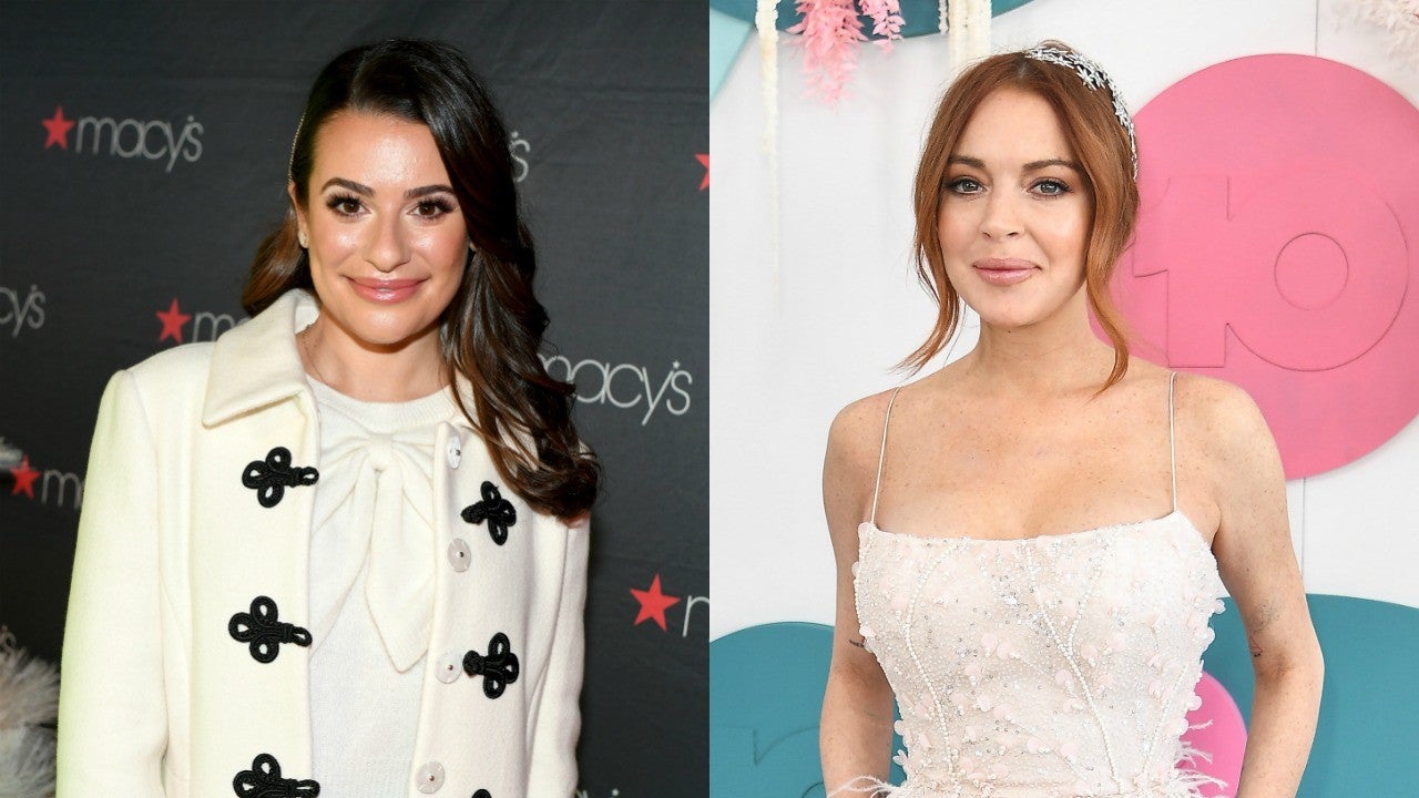 Lea Michele Was Honored to Be Shaded By Lindsay Lohan: 'It Was Great' - www.etonline.com