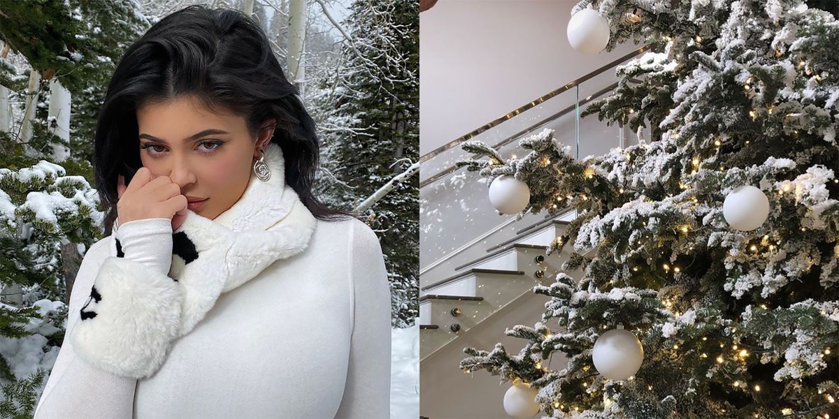 Kylie Jenner Outdid All the Kardashians With Her Giant, Snow-Covered Christmas Tree - www.elle.com - Los Angeles
