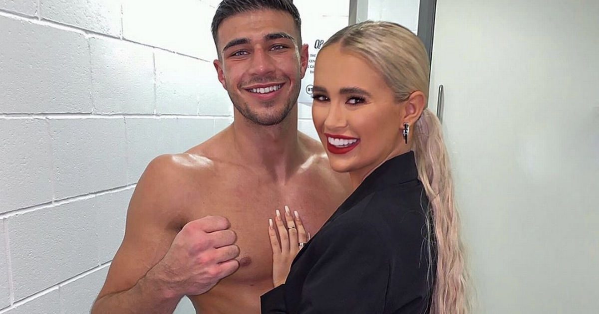 Molly-Mae Hague goes wild as Tommy Fury knocks out opponent in first round in comeback boxing match - www.ok.co.uk - Hague