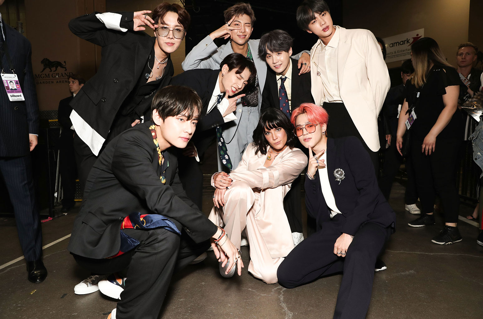 Halsey Had the Best Reaction After Receiving a Sparkly Gift from BTS: Watch - www.billboard.com