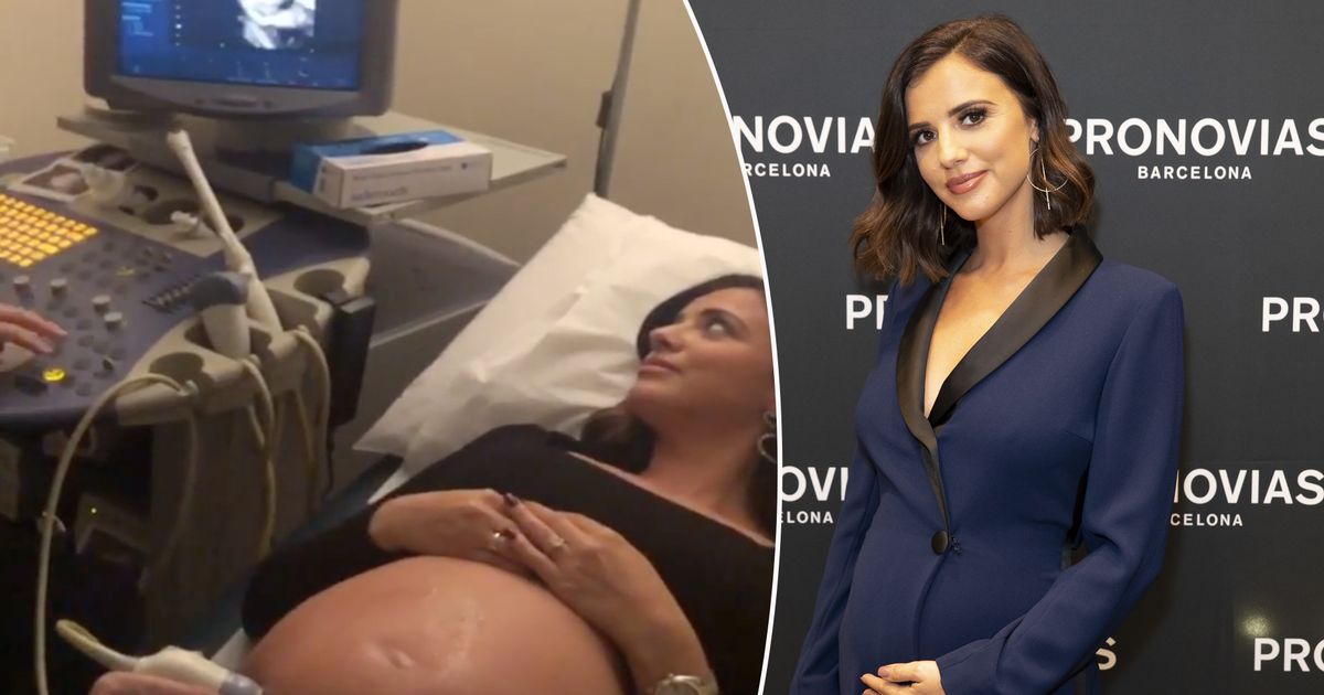 Lucy Mecklenburgh admits unborn baby is 'extremely shy' as she documents her recent ultrasound - www.ok.co.uk