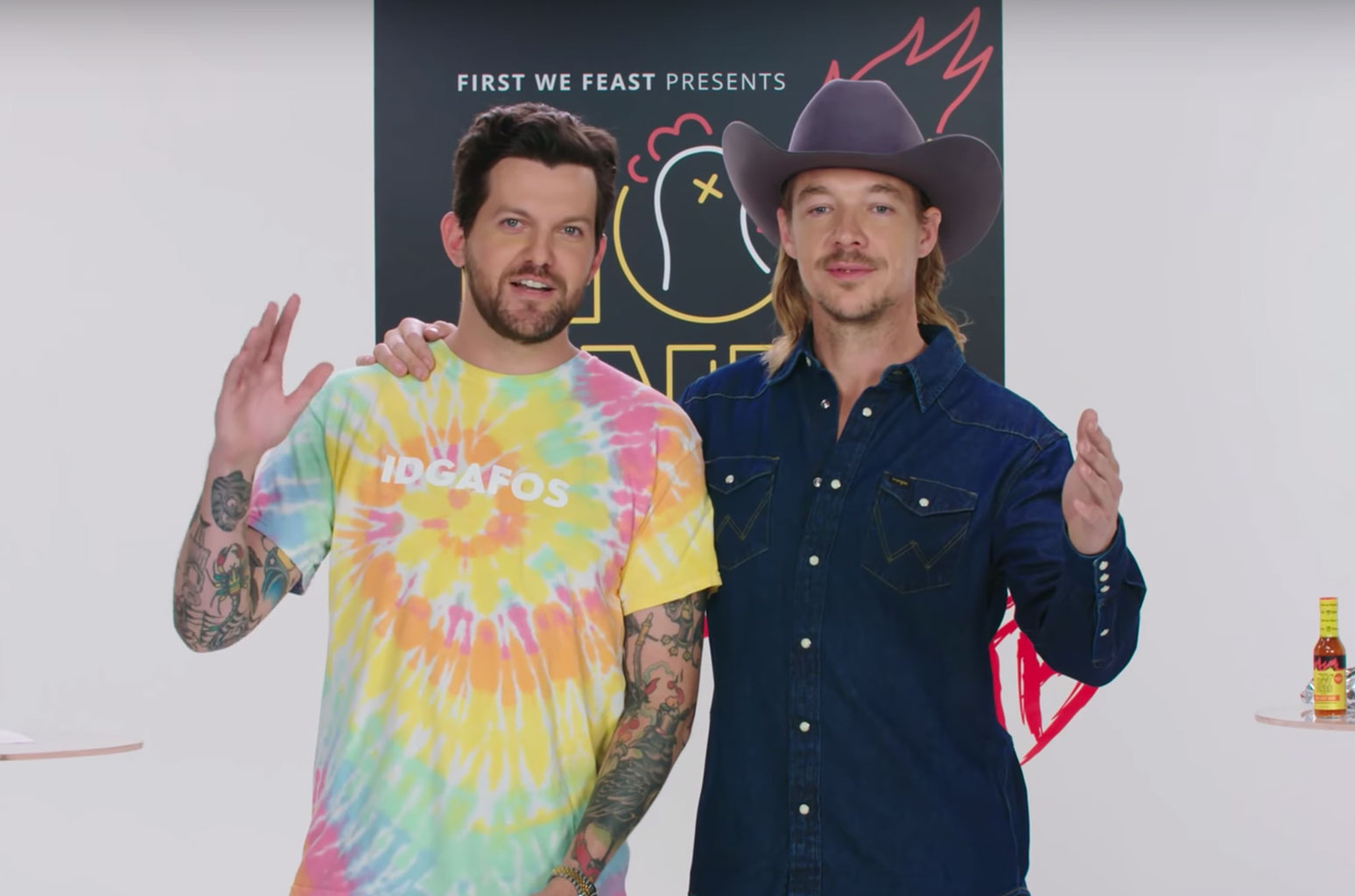 Diplo and Dillon Francis Co-Star in Special 'Hot Ones' 'Truth Or Dab' Episode: Watch - www.billboard.com