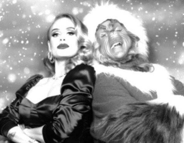 Adele Channels Old Hollywood Glamour in Stunning Christmas Photos - www.eonline.com