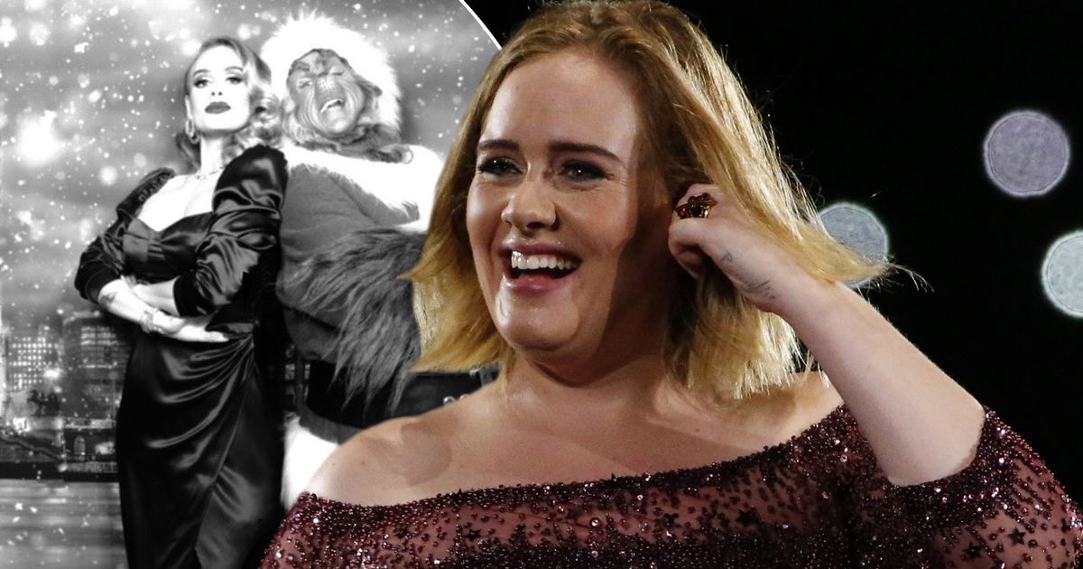 Adele wows fans with three stone weight loss as she poses with the Grinch at her Christmas party - www.ok.co.uk
