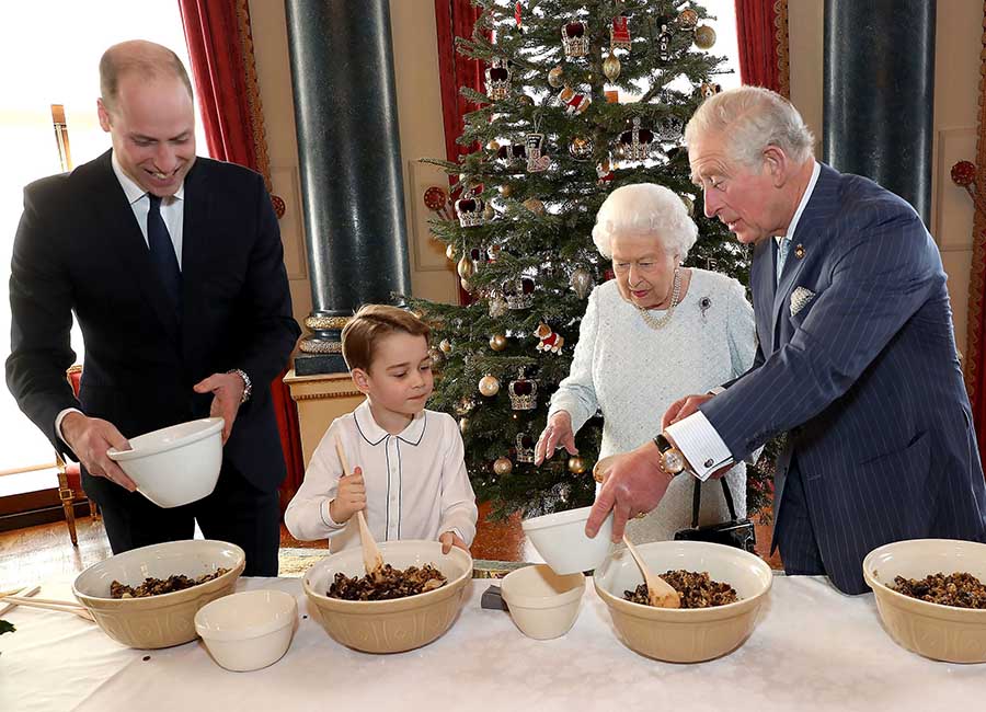 WATCH: Prince George makes Christmas pudding with great-granny Queen Elizabeth - evoke.ie - county Charles