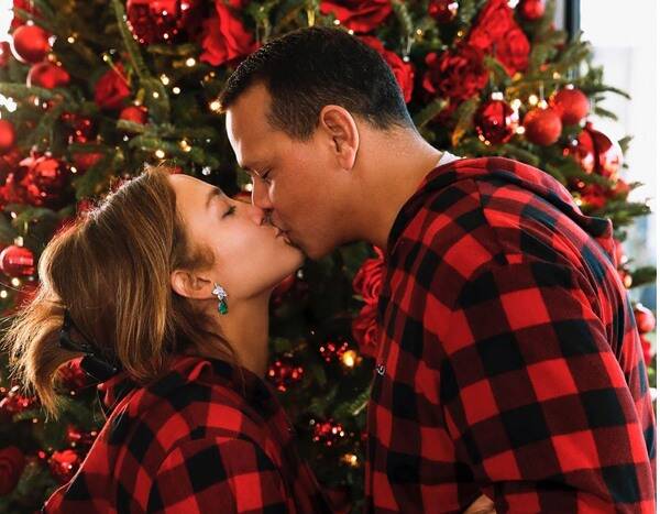 Jennifer Lopez and Alex Rodriguez Prove They "Don’t Need No Mistletoe" This Christmas - www.eonline.com