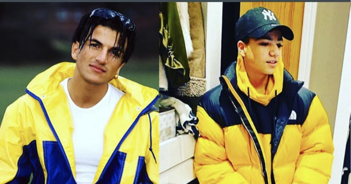 Peter Andre shares hilarious picture of son Junior looking exactly like him during Mysterious Girl era - www.ok.co.uk