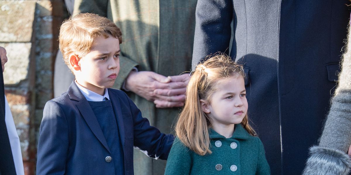 Prince George and Princess Charlotte Greeted the Crowd After the Christmas Day Service - www.harpersbazaar.com - city Sandringham - Charlotte - city Charlotte