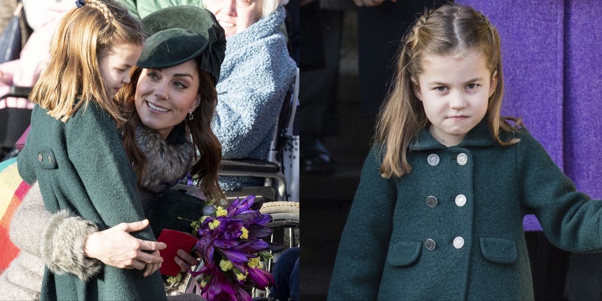 Princess Charlotte Refusing to Give Her Flowers to a Royal Aide Is a Total Mood - www.harpersbazaar.com - city Sandringham - city Cambridge