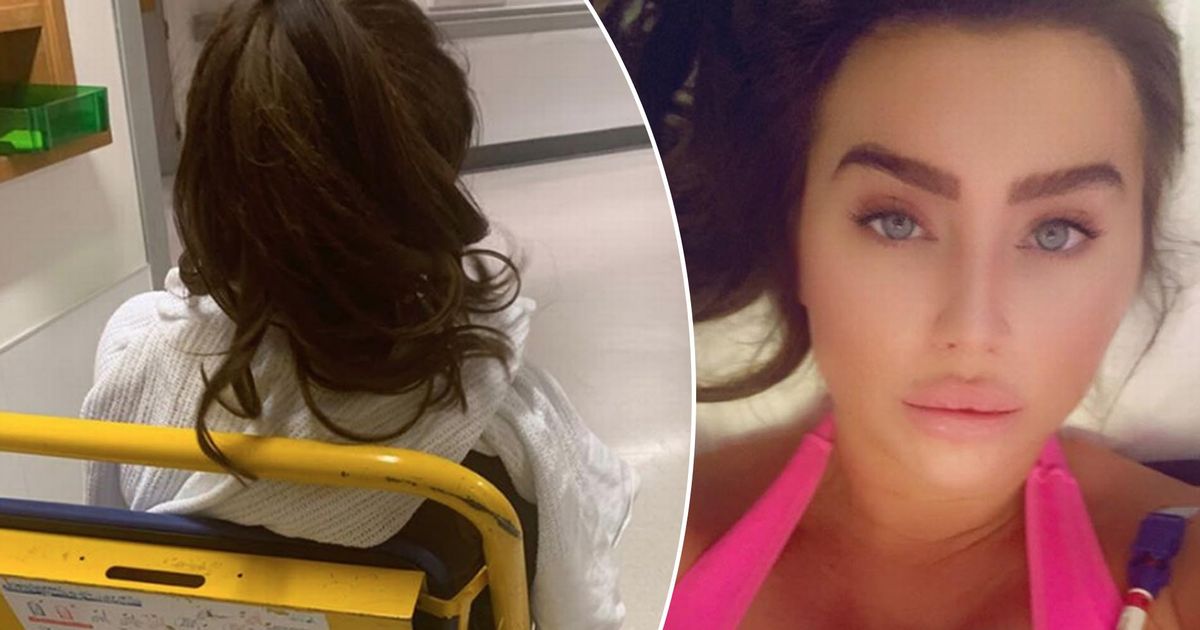 Lauren Goodger kept in hospital overnight after mystery illness that she thought was a hangover - www.ok.co.uk