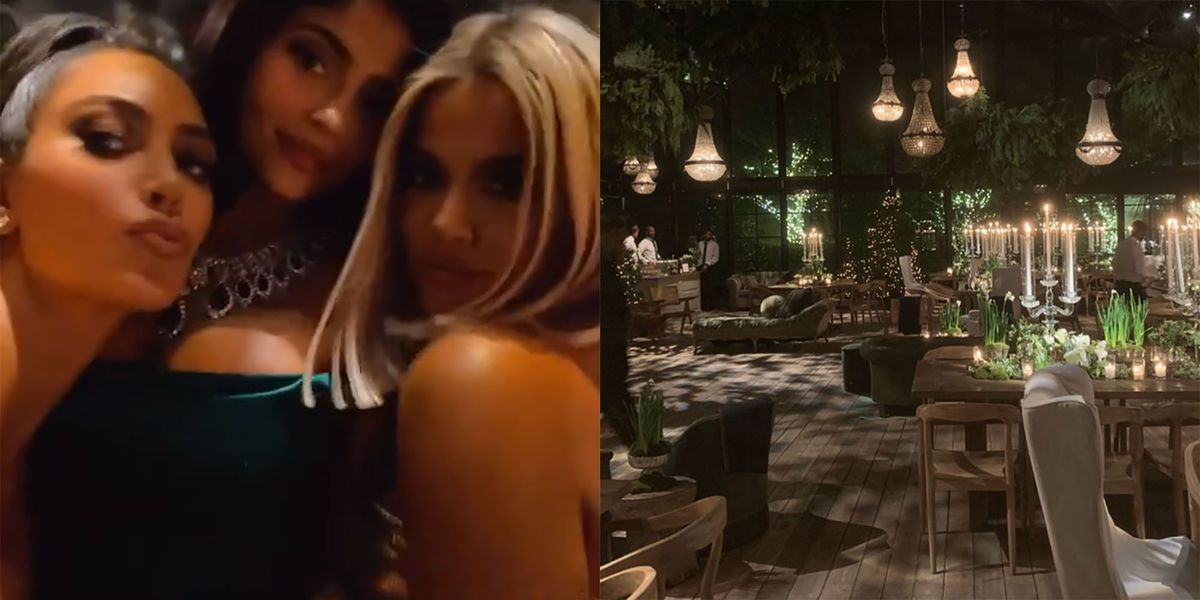 Kourtney Kardashian's Christmas Eve Party Had Sia, a Kylie Jenner and Travis Scott Reunion, and All the Sisters - www.elle.com
