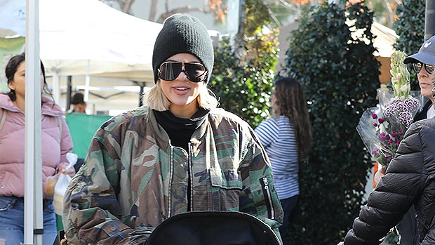 Khloe Kardashian Bundles Up With True, 1, At Farmers Market As Tristan Thompson Campaigns To Win Her Back – Pic - hollywoodlife.com