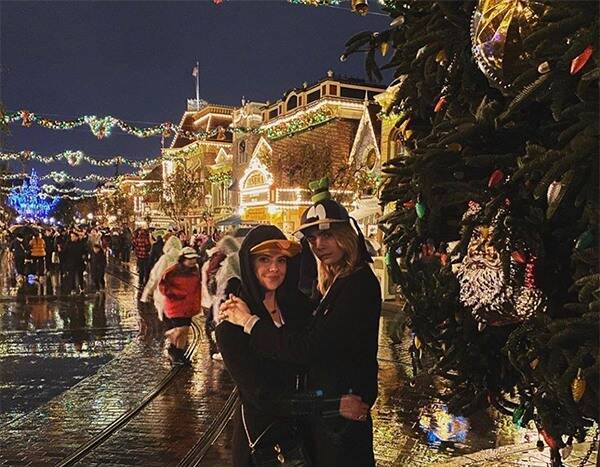 Cara Delevingne and Ashley Benson Get Cozy at Disneyland Over the Holidays - www.eonline.com - California