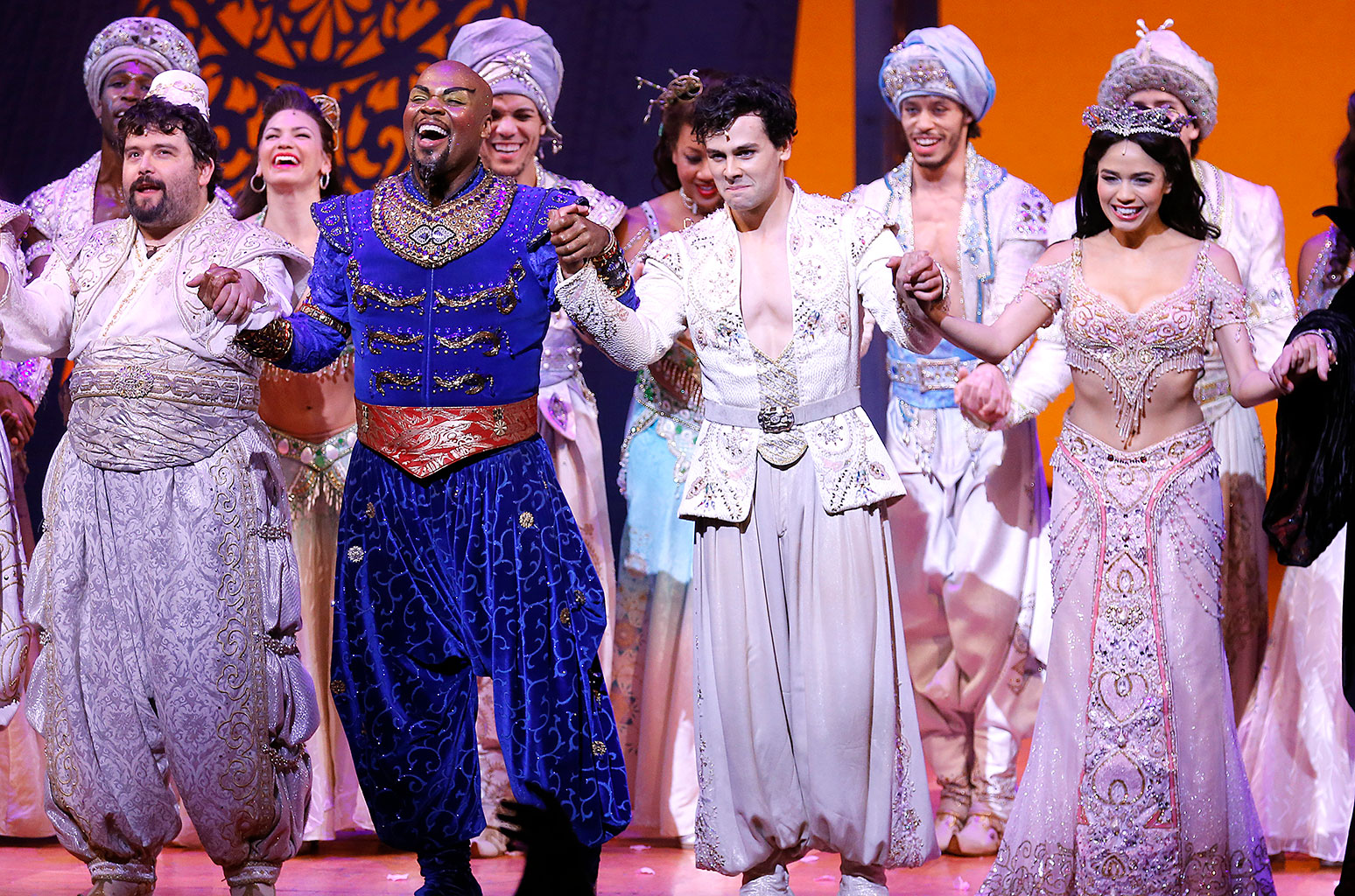 His Wish Came True! Watch This 'Aladdin' Actor's Onstage Proposal - www.billboard.com