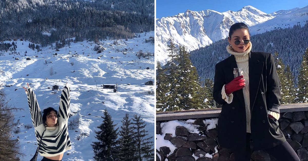 Vanessa Hudgens Traveled to the Swiss Alps and Experienced an Actual Winter Wonderland — See the Photos - www.usmagazine.com - Switzerland
