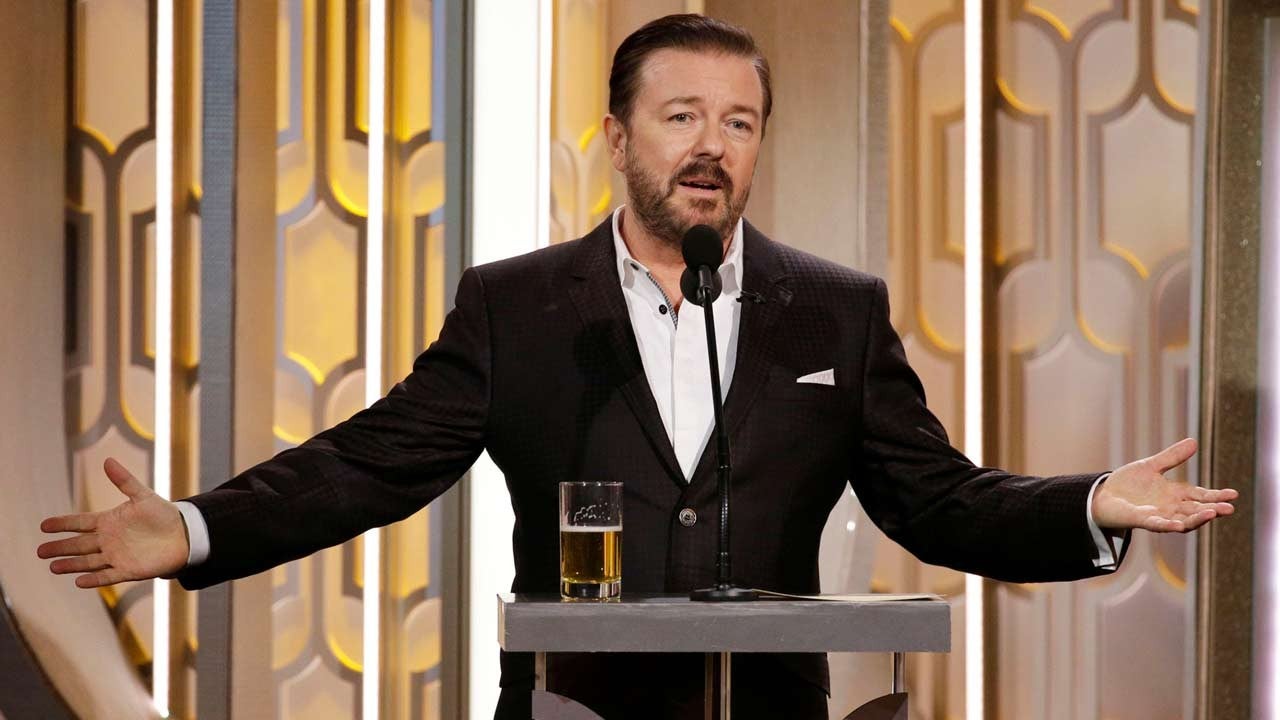 Looking Back on Ricky Gervais' Most Shocking Golden Globes Moments - www.etonline.com