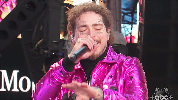 Post Malone Treats Times Square To Two Amazing Performances On New Year’s Eve – Watch - hollywoodlife.com - New York - city Syracuse, state New York
