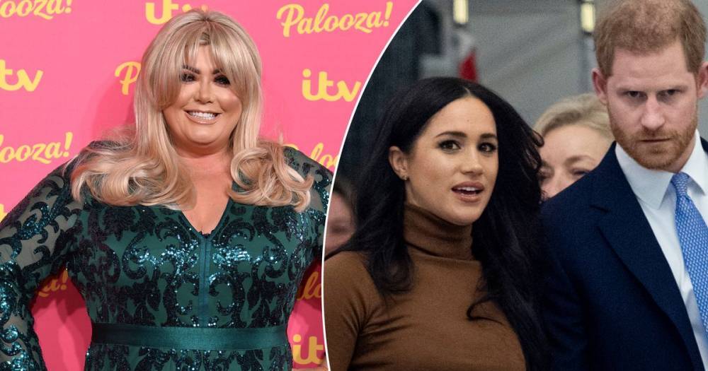 Gemma Collins defends Prince Harry and Meghan Markle and says Duchess was ‘absolutely annihilated’ - www.ok.co.uk - Britain