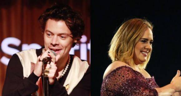 Adele got Harry Styles to pose for an adorable picture with fellow vacationers on their Anguilla holiday - www.pinkvilla.com - Anguilla