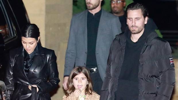 Kourtney Kardashian Scott Disick Reunite For Dinner With Daughter Penelope, 7, Family — Pics - hollywoodlife.com - Malibu