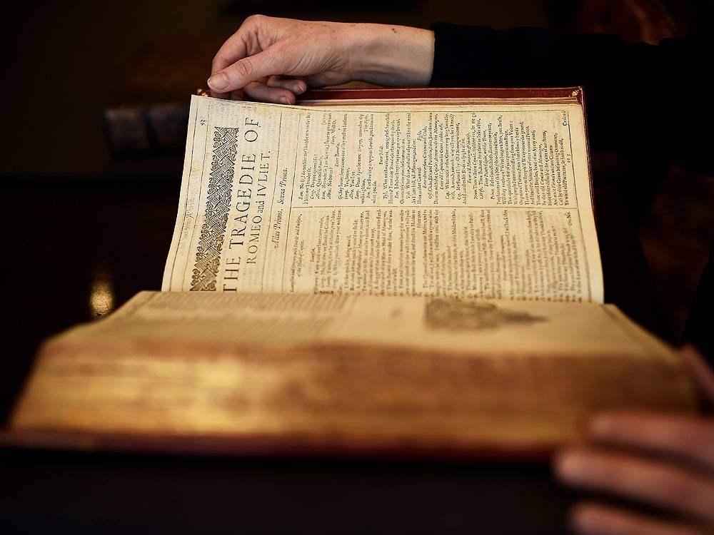 Shakespeare's First Folio to be sold at N.Y. auction - torontosun.com - Los Angeles - USA