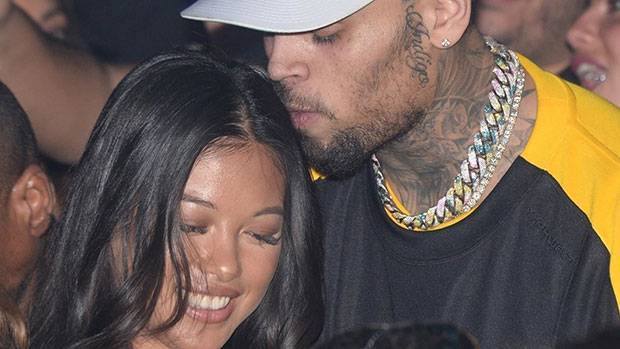 Chris Brown Ammika Harris Spark Marriage Rumors After Showing Off Wedding Rings - hollywoodlife.com