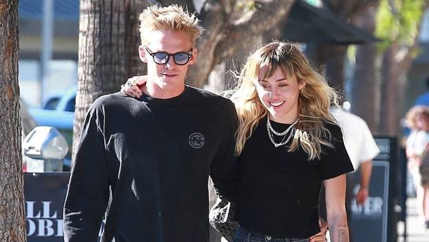 Cody Simpson Sweetly Kisses Miley Cyrus During Her Cute B-Day Tribute For Him – See Video - hollywoodlife.com