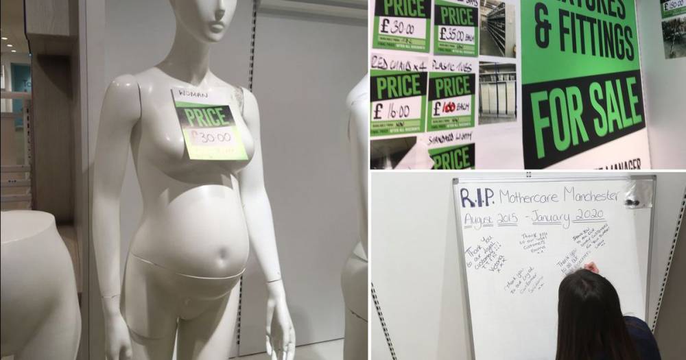 The pregnant mannequins are sold, the staff are in tears, the store is torn apart - inside Mothercare in Manchester on its sad final day - www.manchestereveningnews.co.uk - Manchester