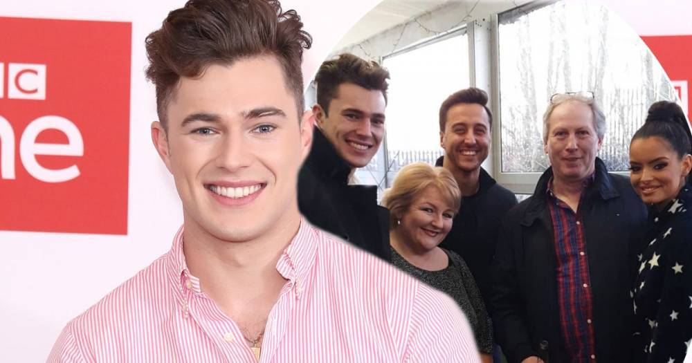 Curtis Pritchard shares cosy snap with Maura Higgins and her family after denying 'cheating' on Dancing On Ice star - www.ok.co.uk - Ireland