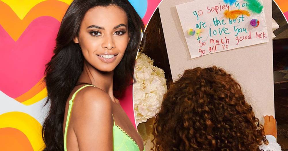 Rochelle Humes' six year old daughter Alaia sends adorable message to Sophie Piper ahead of Love Island launch - www.ok.co.uk - South Africa