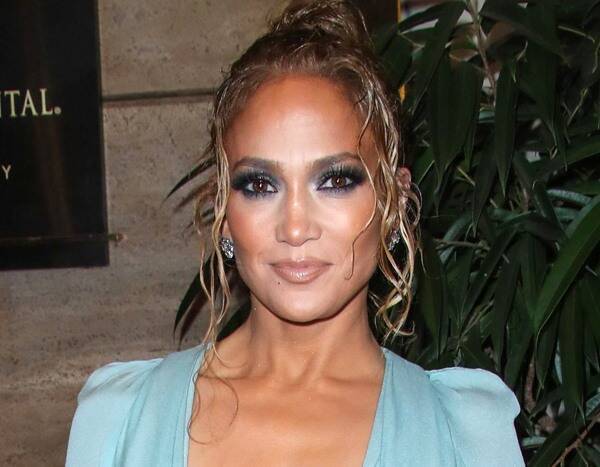 Jennifer Lopez Perfectly Matches Her Makeup to Her Baby Blue Gown - www.eonline.com - Los Angeles