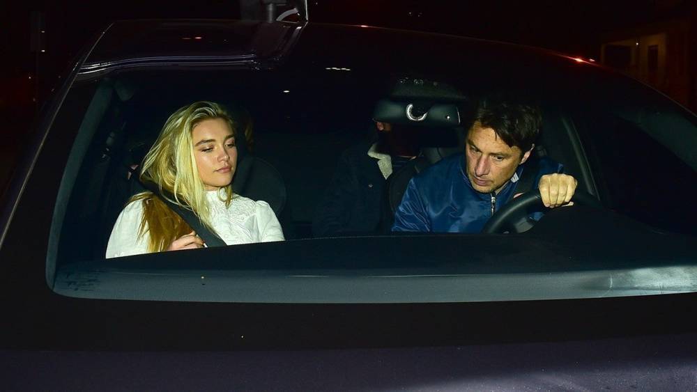 Florence Pugh and Zach Braff Keep It Casual During Los Angeles Date Night - www.etonline.com - California