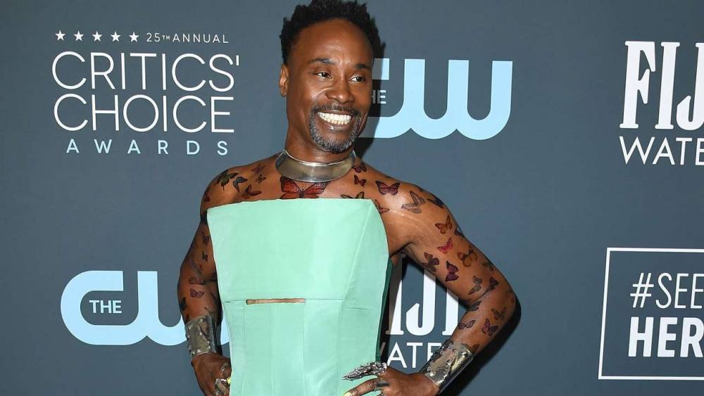 2020 Critics' Choice Awards: Billy Porter Stuns in Two-Tone Teal Jumpsuit Gown - www.etonline.com - California