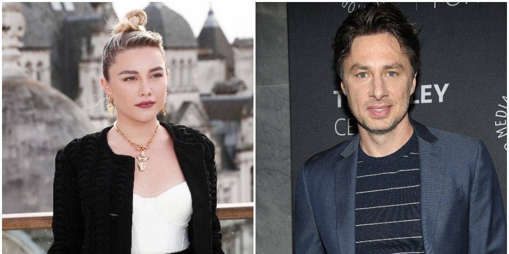 Florence Pugh and Zach Braff Had a Casual Date Night in West Hollywood - www.elle.com
