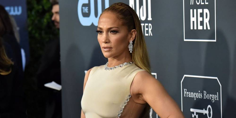 Jennifer Lopez Is Dripping in Diamonds in a Bejeweled Dress at the 2020 Critics' Choice Awards - www.elle.com