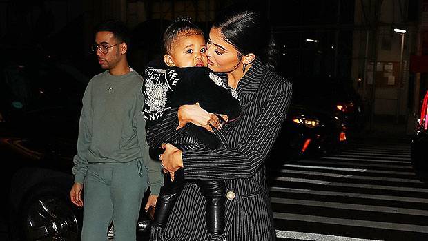 Stormi Webster, 1, Sweetly Kisses Cousin Psalm West, 8 Mos. — See Cute Photo - hollywoodlife.com